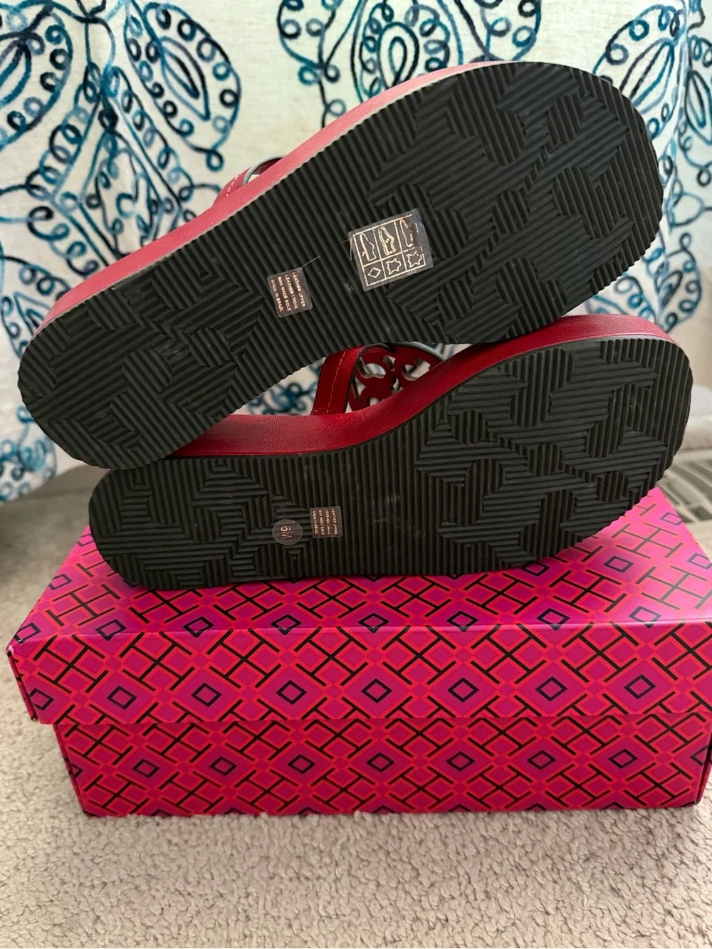 Tory Burch Miller Wedge Sandals - Picture 5 of 6